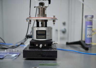 Picture of an atomic force microscopy. Georgetown University School of Medicine.